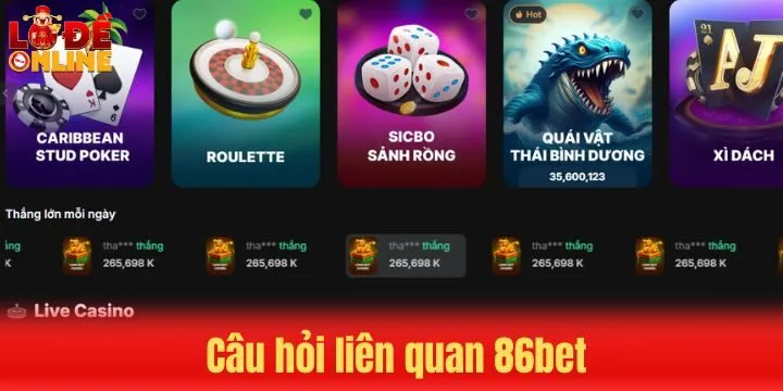 Băn khoăn không thể bỏ qua về 86bet