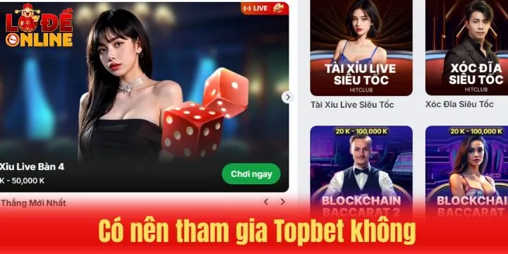 Có nên tham gia các cược cùng Topbet?