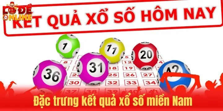 Điểm đặc trưng của kết quả xổ số miền Nam