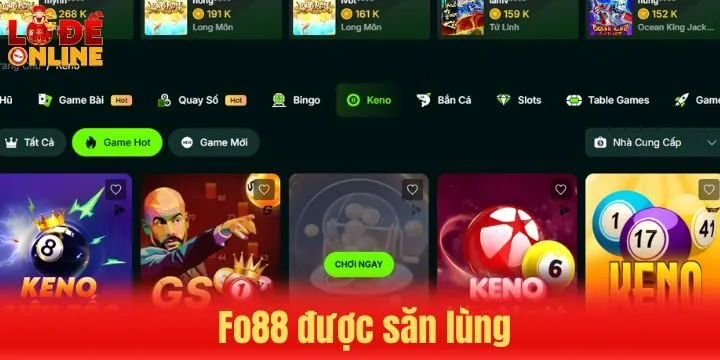 Fo88 chín là nền tảng được săn lùng hàng đầu khi cá cược