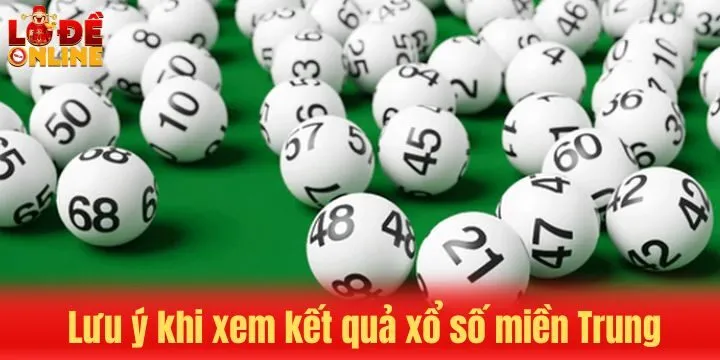 Quy tắc khi xem kết quả xổ số miền Trung