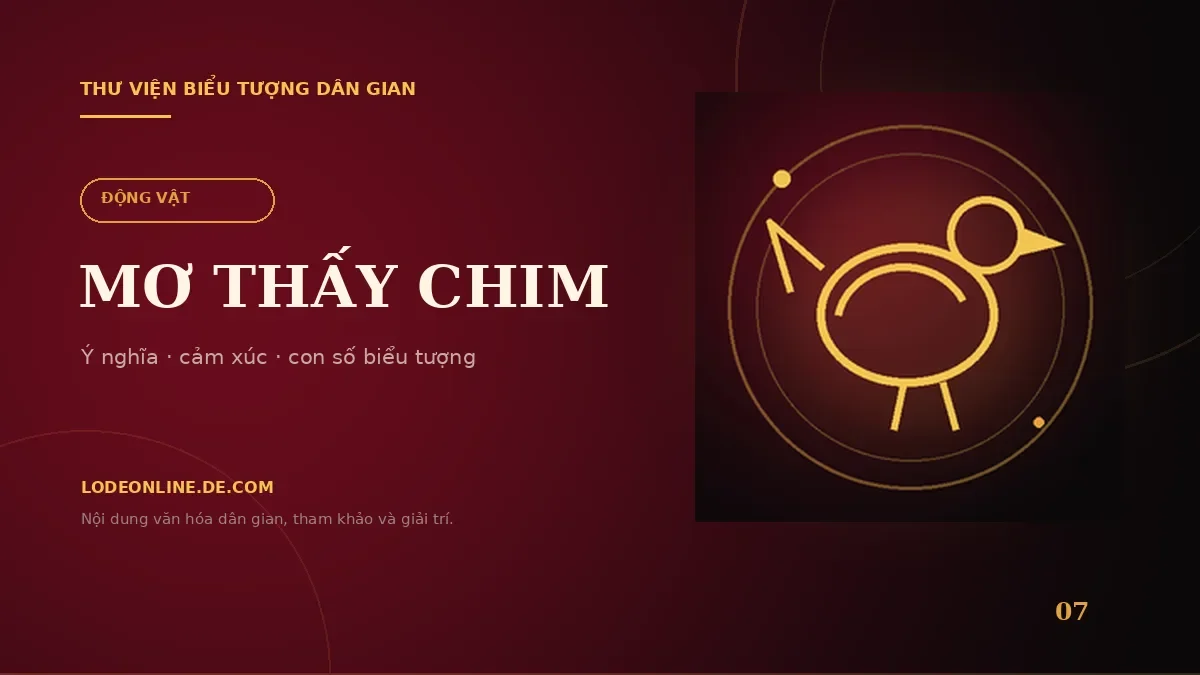 Mơ Thấy Chim Đánh Con Gì? Ý Nghĩa Và Con Số Biểu Tượng
