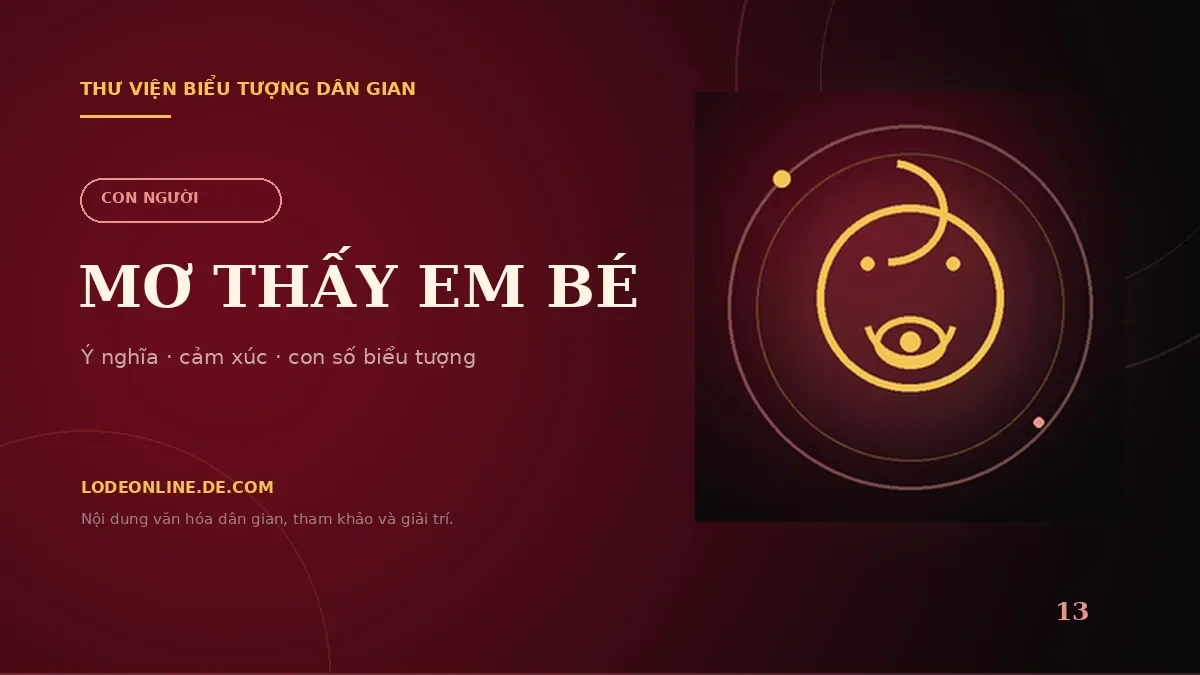 Minh họa Mơ Thấy Em Bé Đánh Con Gì? Ý Nghĩa Và Con Số Biểu Tượng