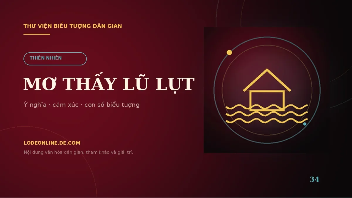 Minh họa Mơ Thấy Lũ Lụt Đánh Con Gì? Ý Nghĩa Và Con Số Biểu Tượng