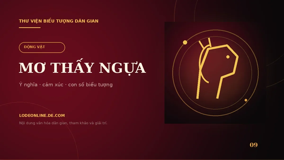 Minh họa Mơ Thấy Ngựa Đánh Con Gì? Ý Nghĩa Và Con Số Biểu Tượng